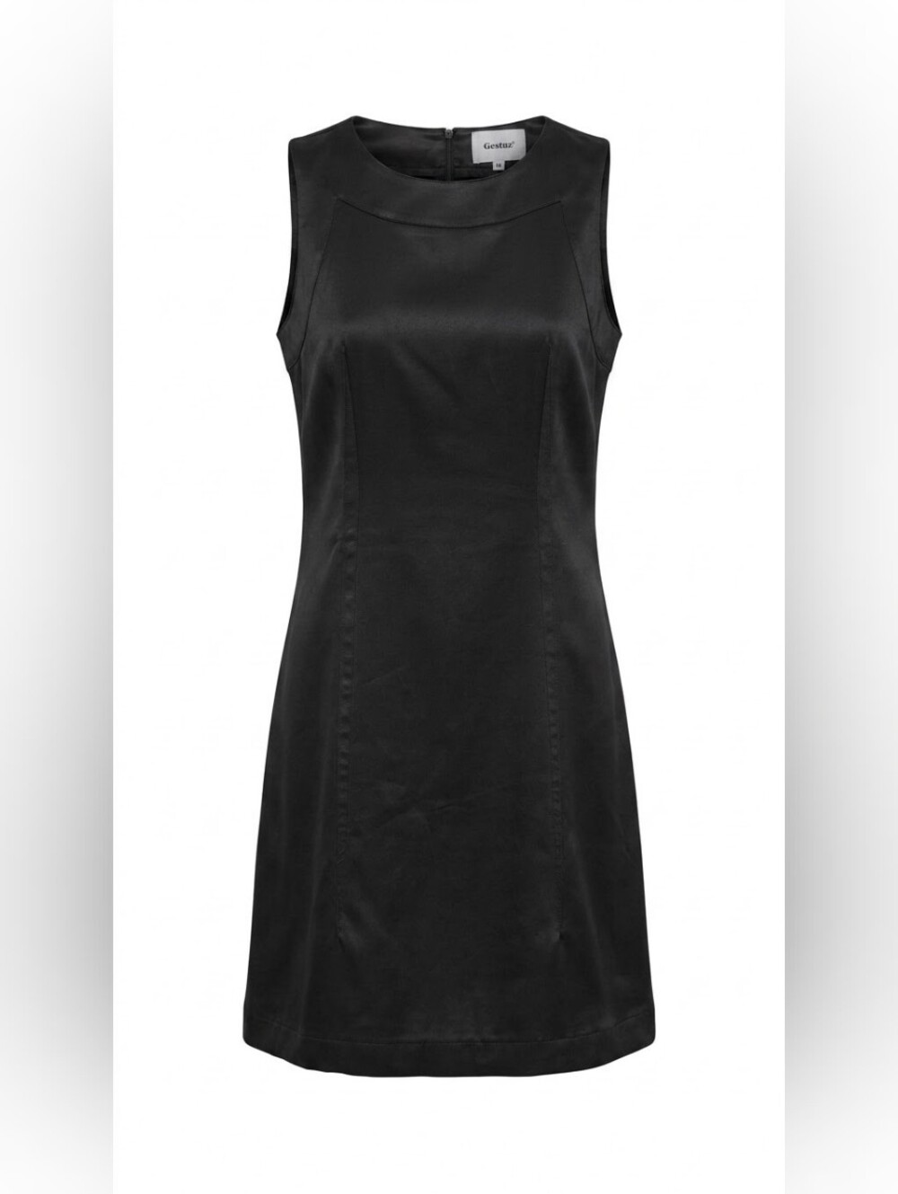 Vintage Gestuz Danish Black Sleeveless Mini Dress